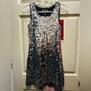 Sara Sara Sequin Dress - Black, Silver, Gold